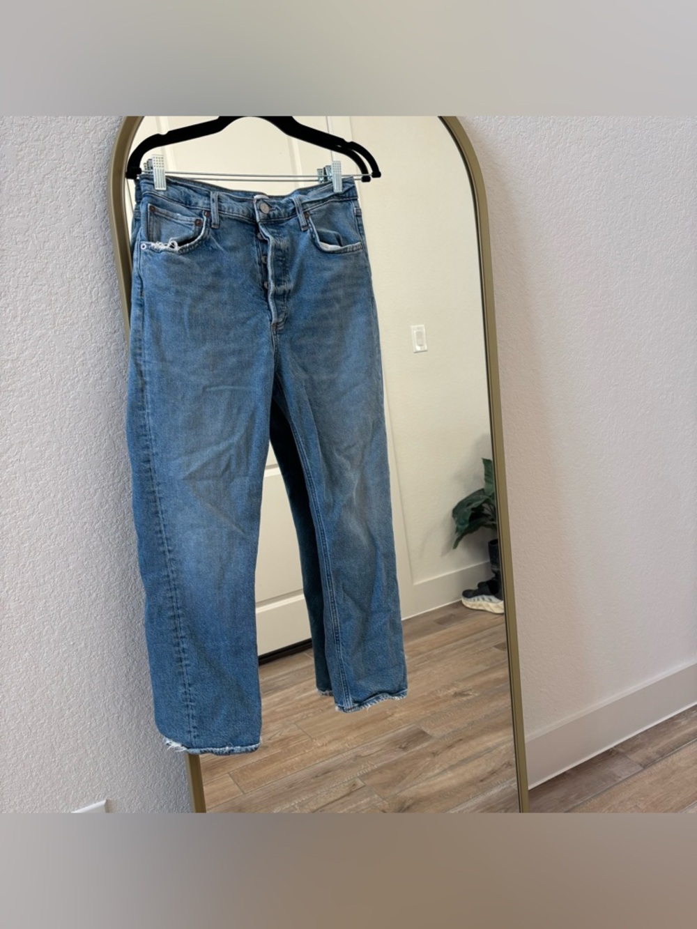 Agolde riley crop jeans size 29